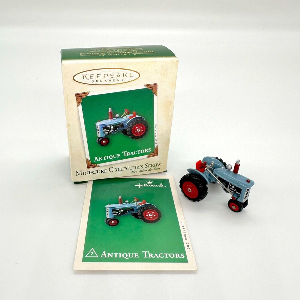 Hallmark Keepsake Antique Tractors #7 Series 2003 Miniature Christmas Ornament